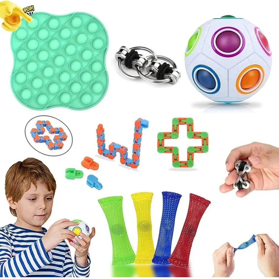 HEITIGN Jouet Anti-Stress du Bout des Doigts, Jouet Anti-Stress, Peut  Façonner Le Bout des Doigts, Jouet éducatif Interactif pour Parents et  Enfants, Cadeau pour Enfants (Bleu) : : Jeux et Jouets