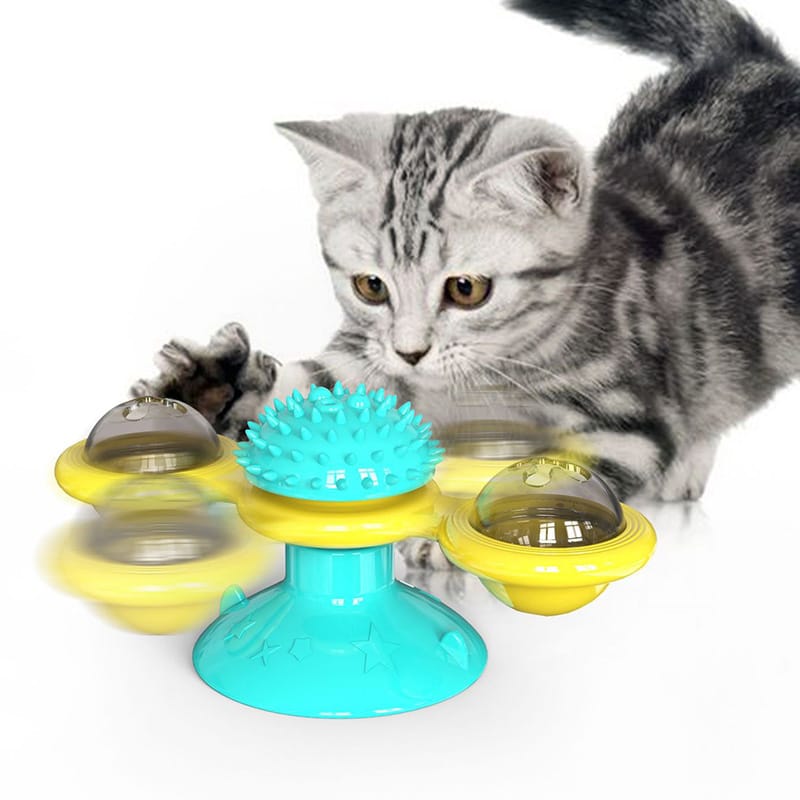 Jouet interactif pour chat Moulin à vent