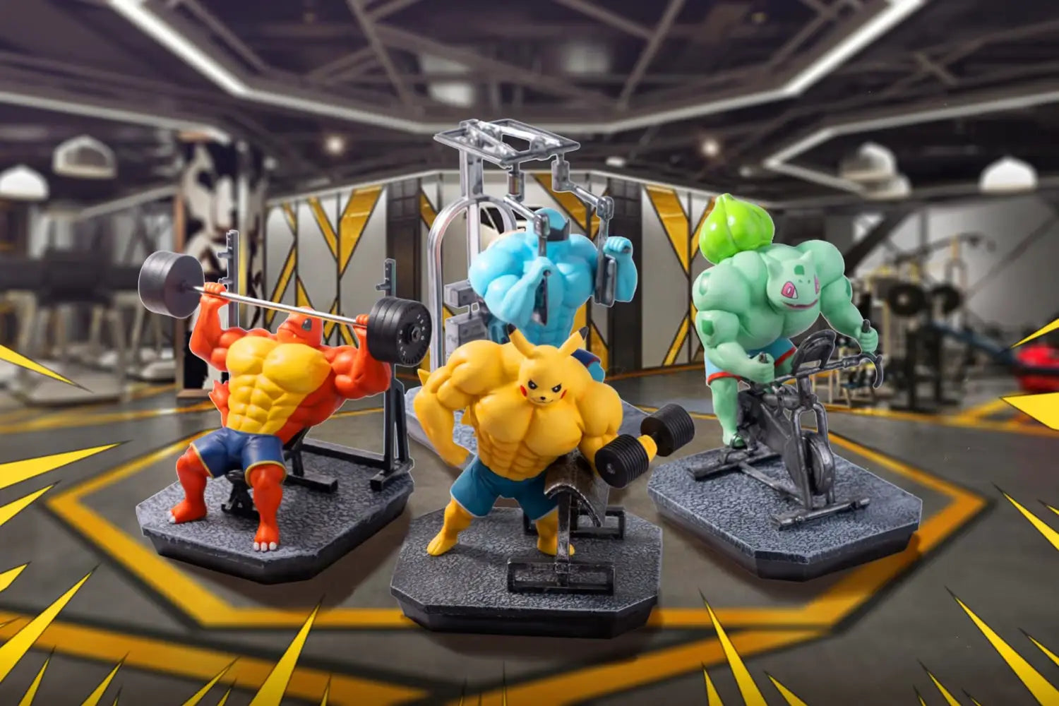 Figurines Personnages Pokémon Musclés