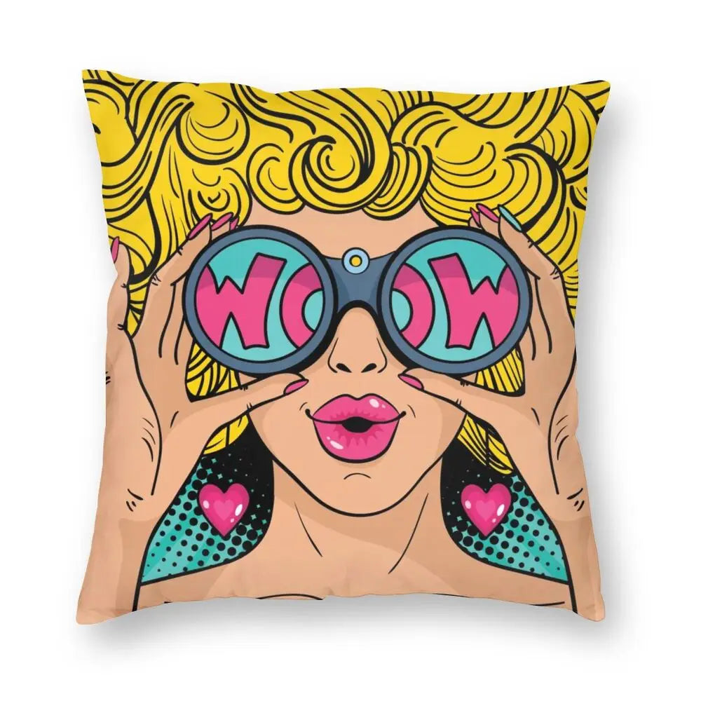 Housse de coussin Lady Square pour Salon