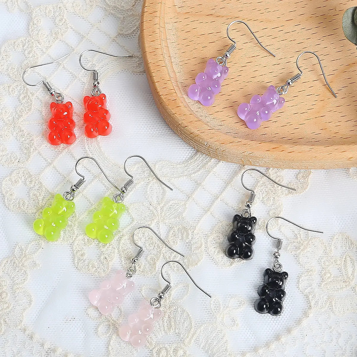 Boucles d’oreilles Bonbons Nounours