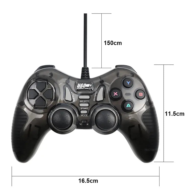 Manette de jeu filaire USB pour PC Android Décodeur