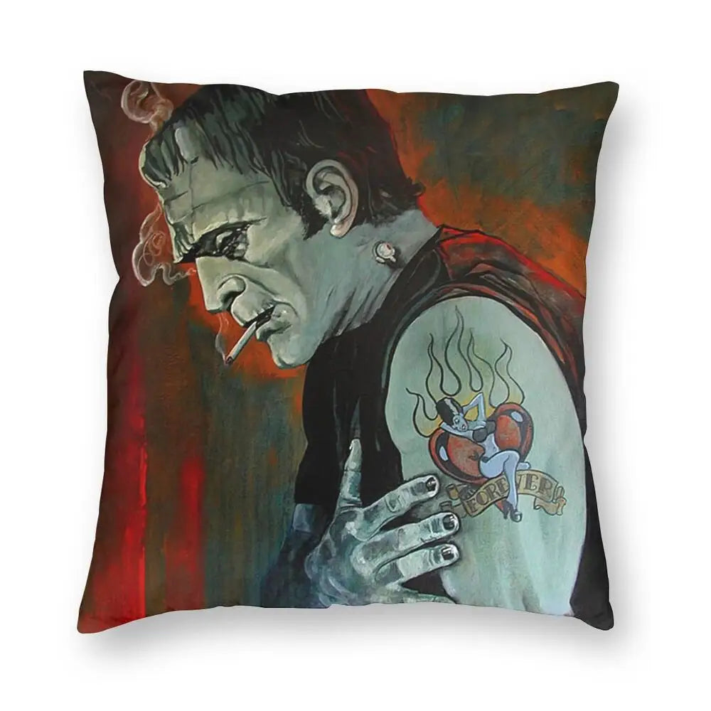 Housse de coussin Frankenstein