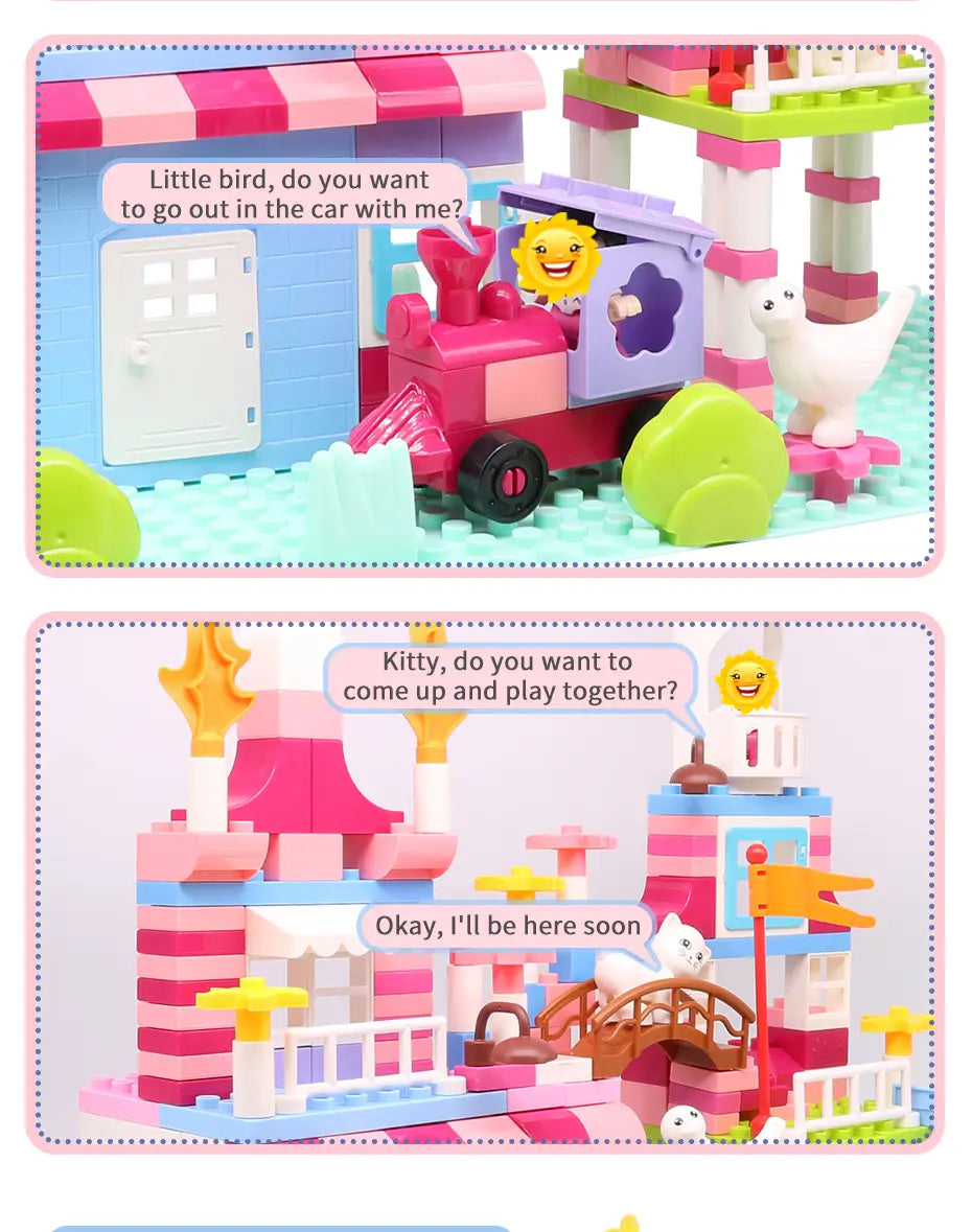 Jeu de Construction château de princesse pour filles