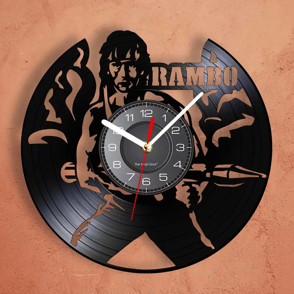 Horloge Murale Film Rambo LED