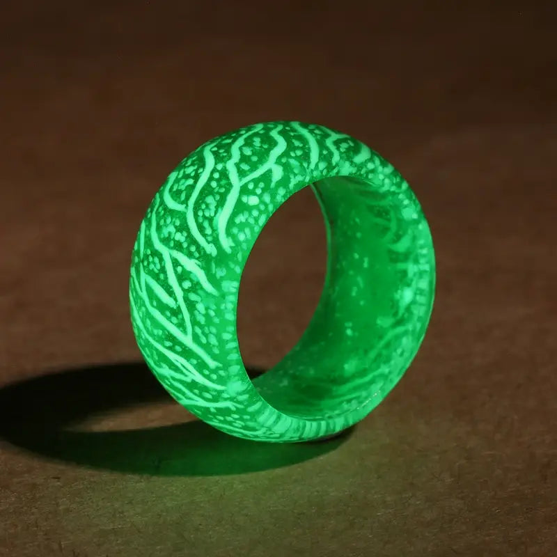 Bague en résine Fluorescente Unisexe