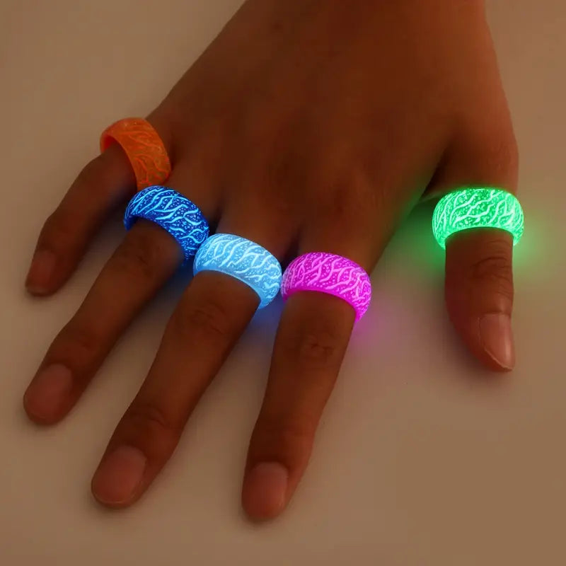 Bague en résine Fluorescente Unisexe