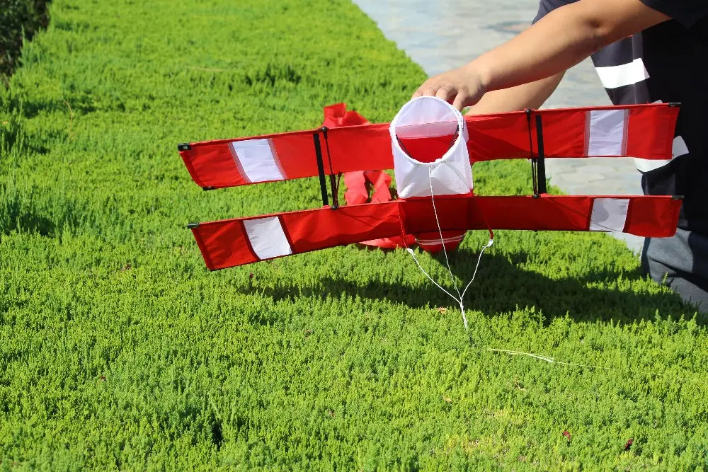 Cerf-volant haute qualité Avion rouge 3D