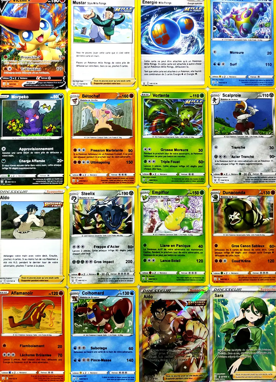 Cartes Pokemon françaises Regne Tenebres Voltage Styles