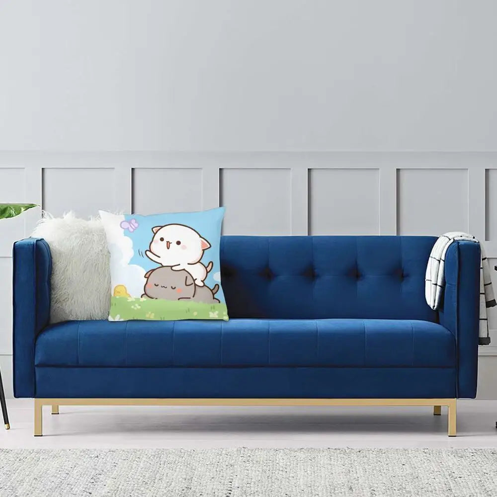 Housse de coussin Mochi Cat pour enfants