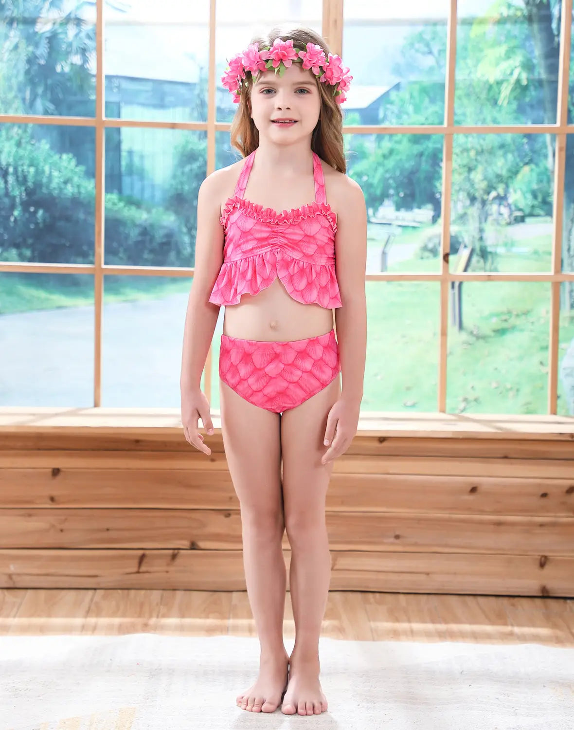 Maillot de bain de sirène et accessoires pour enfants