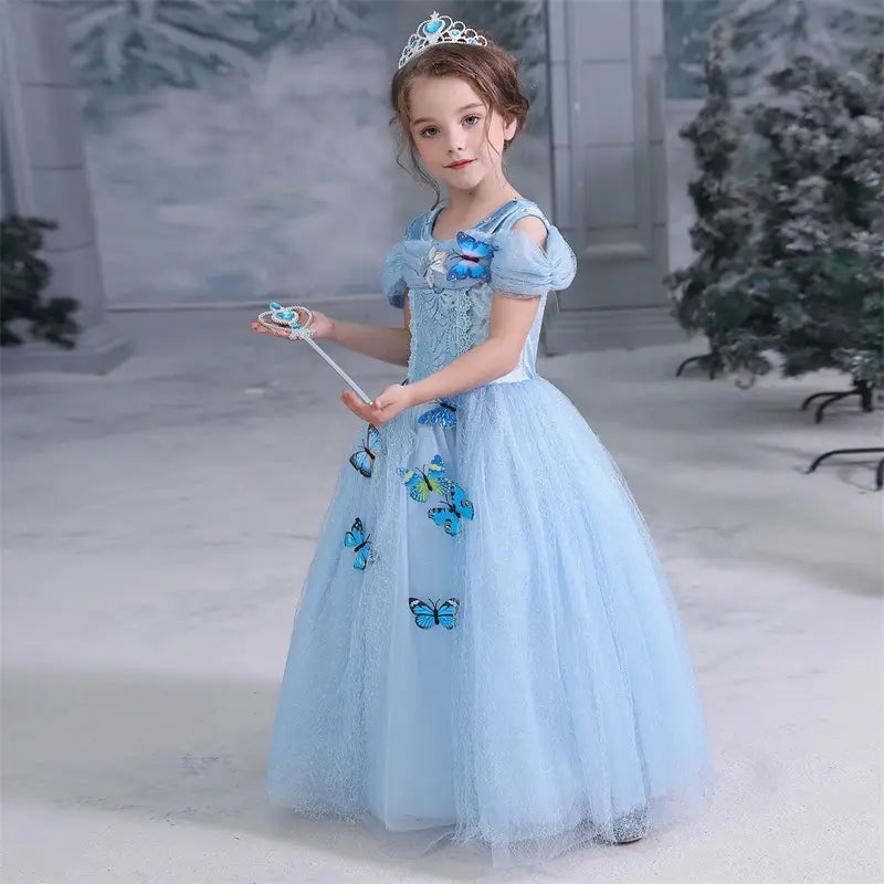 Robe Princesse Bleue Enfant