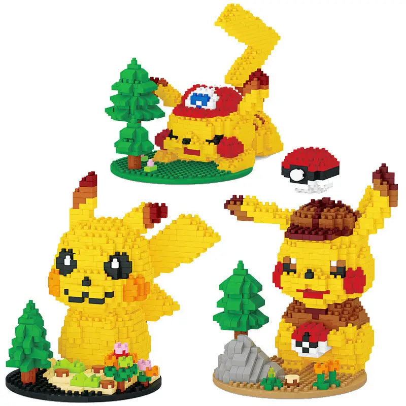 Jeu de construction Nano bricks Pikachu