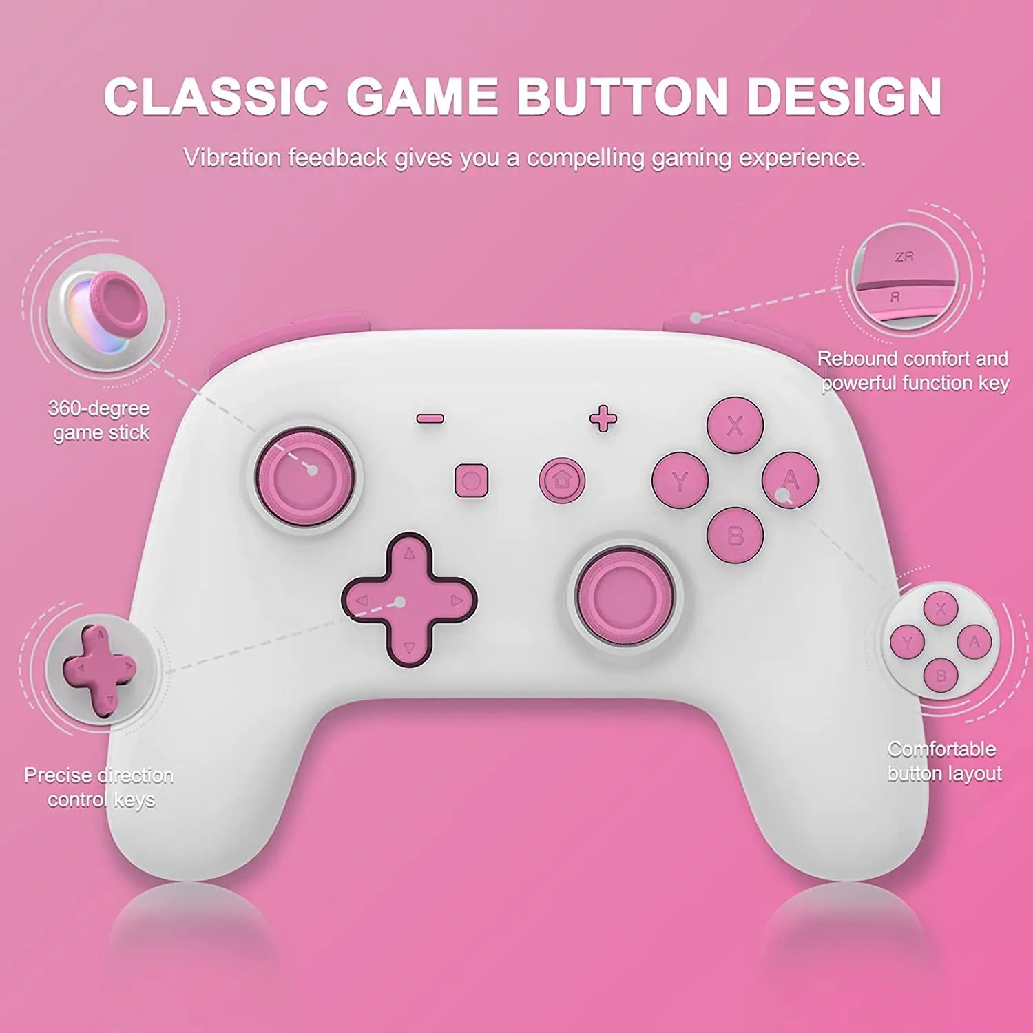 Manette Bluetooth Pour Nintendo Switch Oled