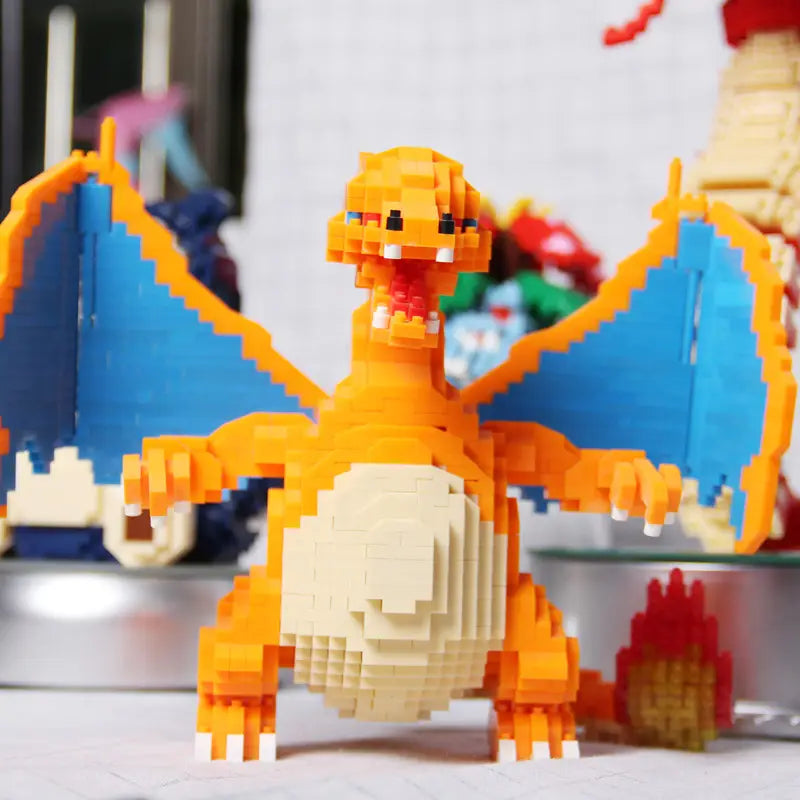 Mini blocs de construction Pokemon Charizard