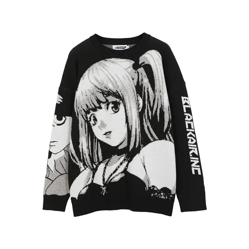 Pull Vintage rétro Anime Blackair.inc