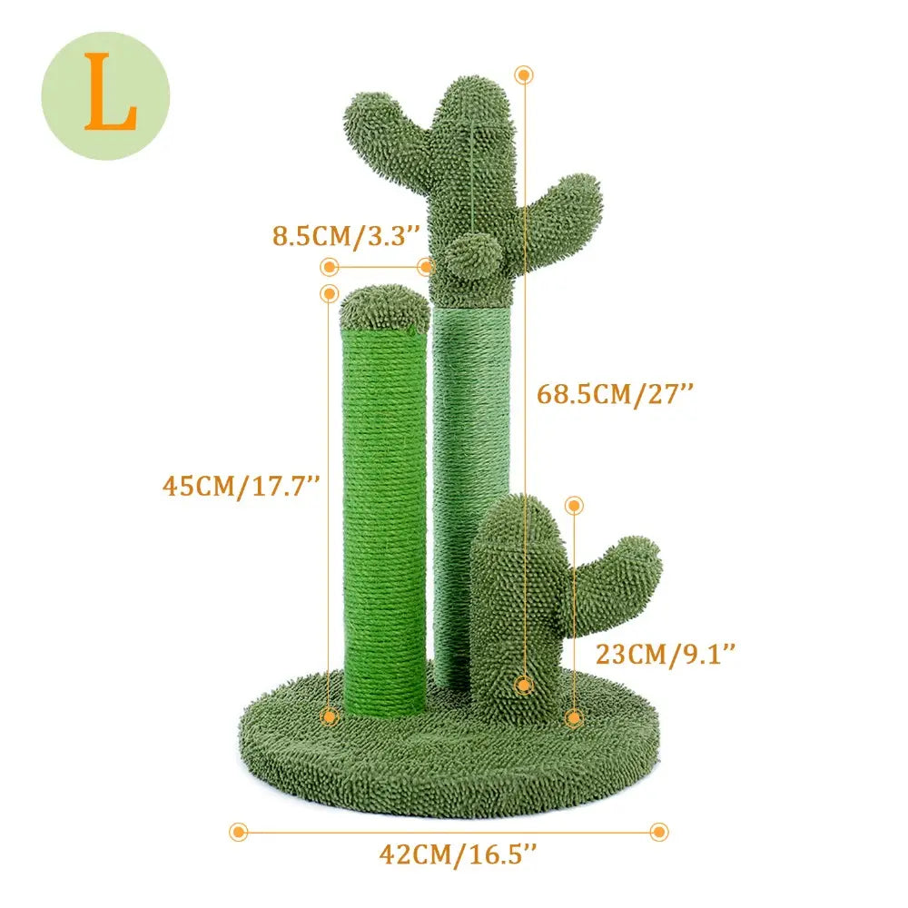 Jouet Arbre à chat en forme de Cactus