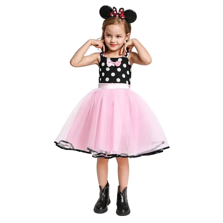 Robe fantaisie Minnie Mouse pour filles