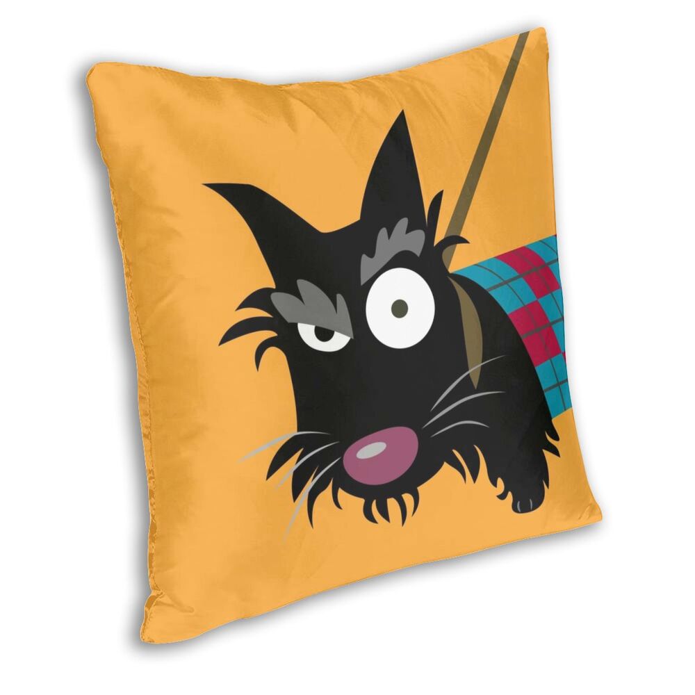 Housse de coussin Chien Terrier pour Salon