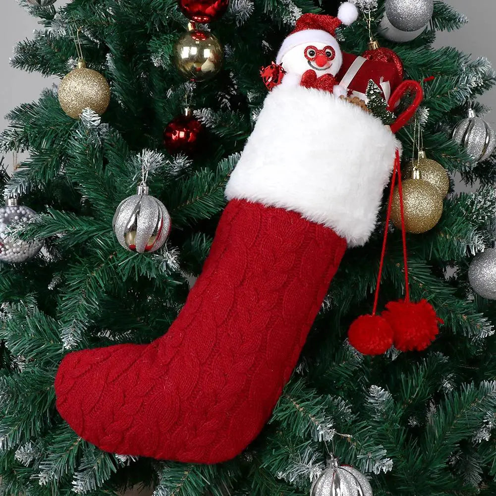 Chaussettes de Noël Cheminée