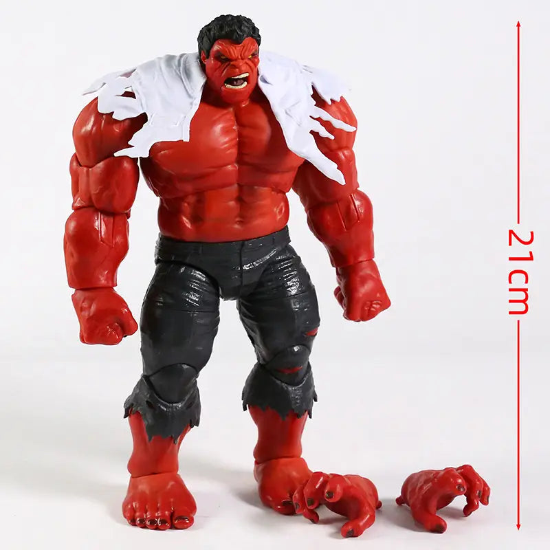 Figurine Super Héros Hulk Rouge - Enjouet