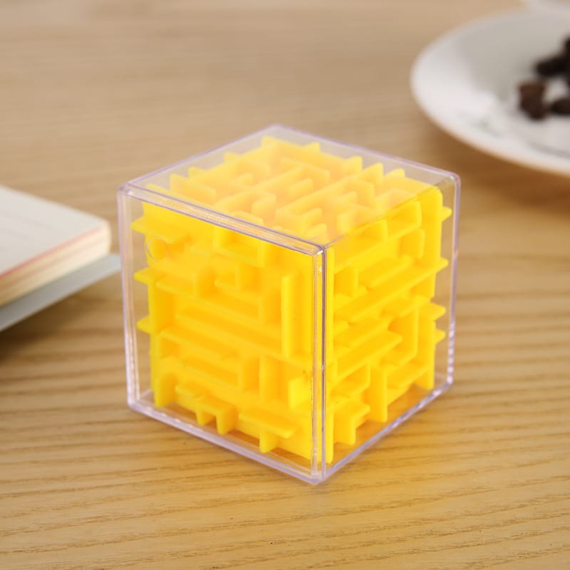 Cube magique labyrinthe 3D – Cube de vitesse transparent à six faces avec  boule roulante – Oz Marketplace