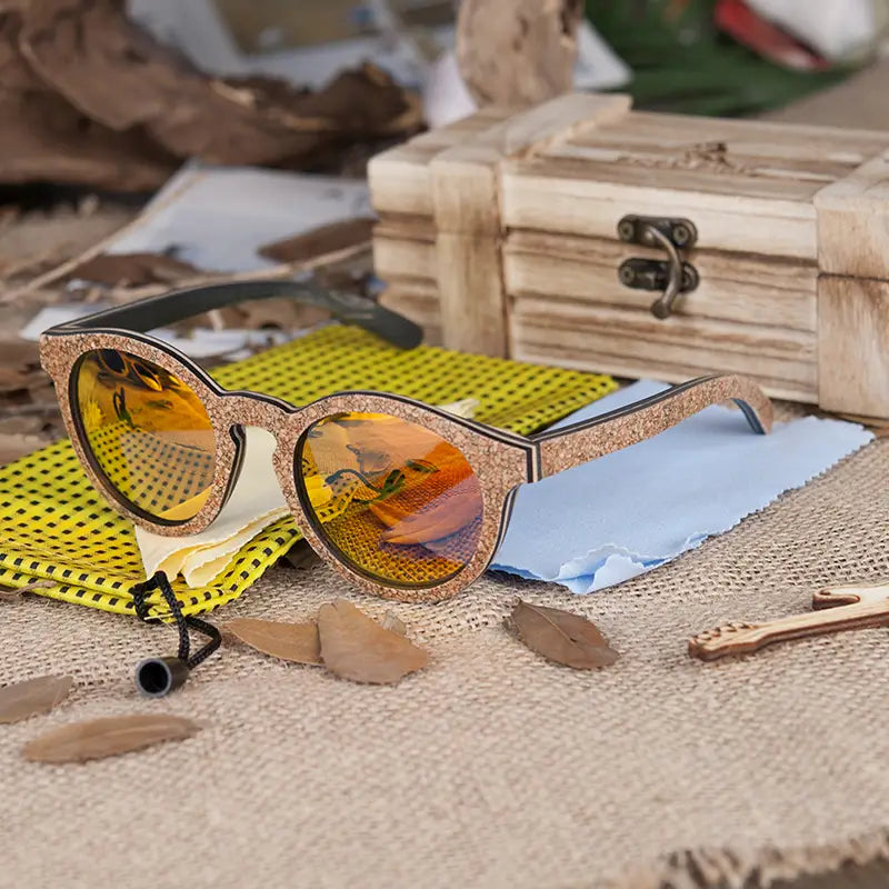 Lunettes de soleil en bois pour Adolescent