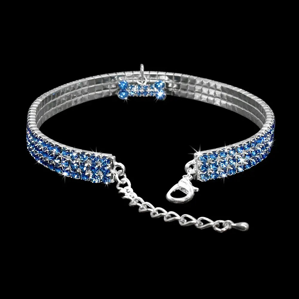 Collier Diamant en strass pour chien