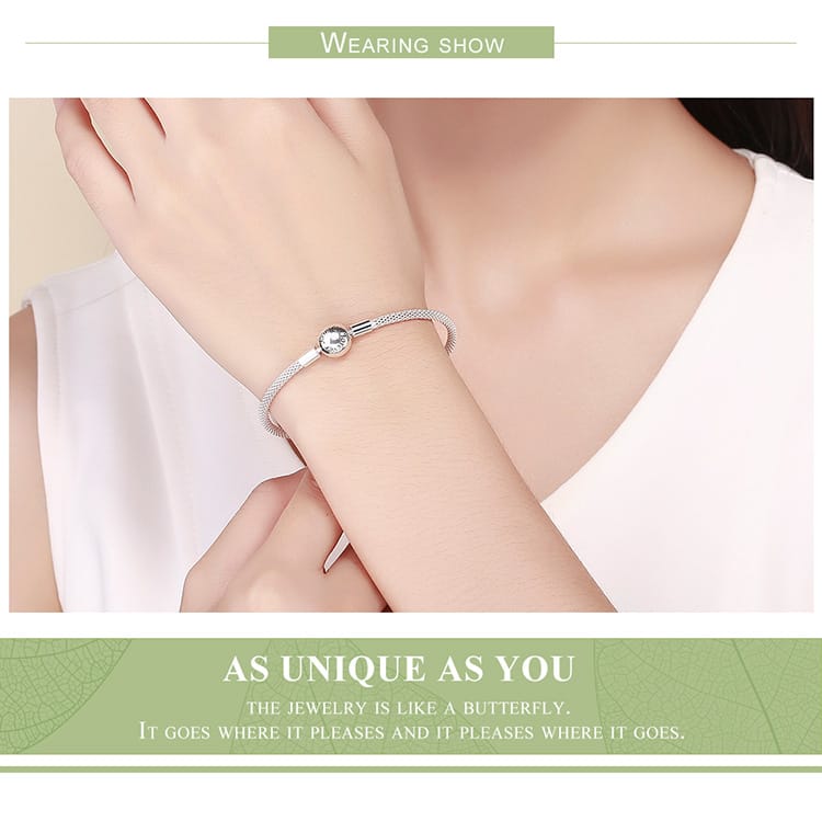 Bracelets classiques 100% argent sterling 925 pour femmes