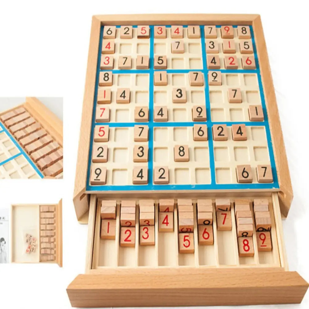 Jeu de Sodoku en Bois pour Enfant