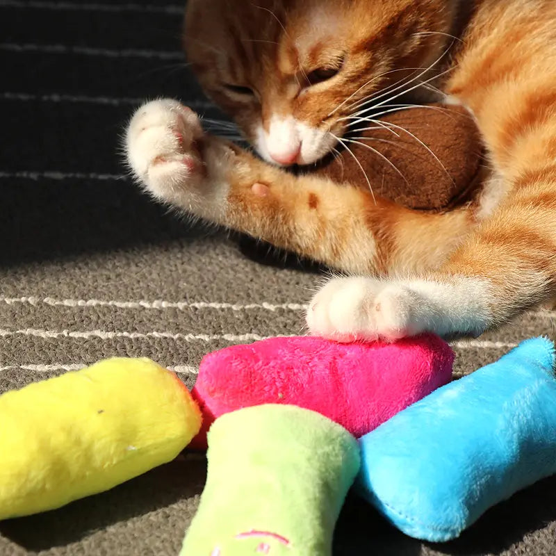 Jouet Peluche à mordre pour chat