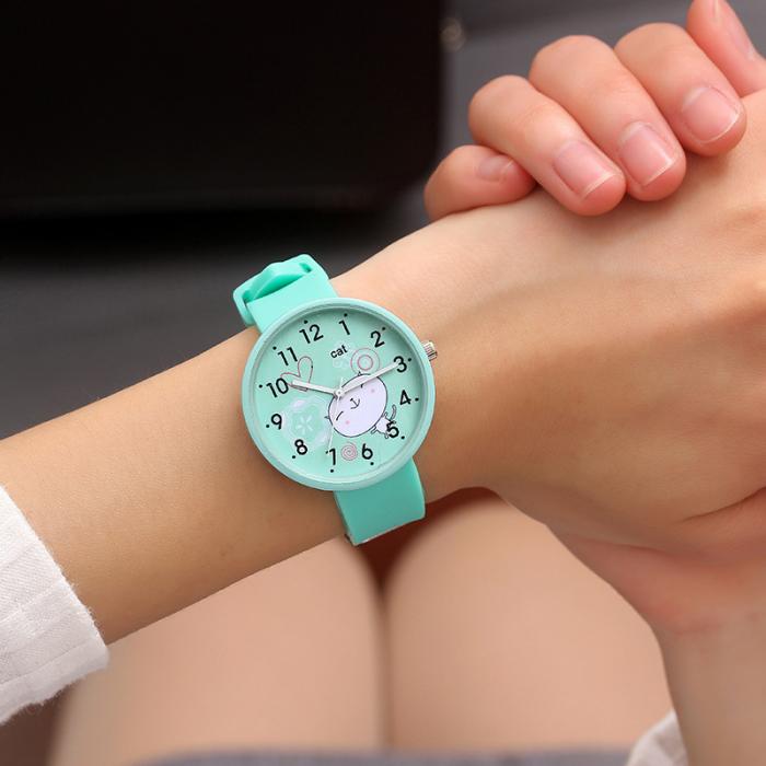 Montre Quartz Mignon Petit Chat Unisexe