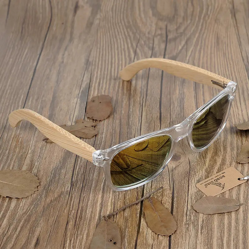 Lunettes de soleil Couleur en bois Pour Adolescent