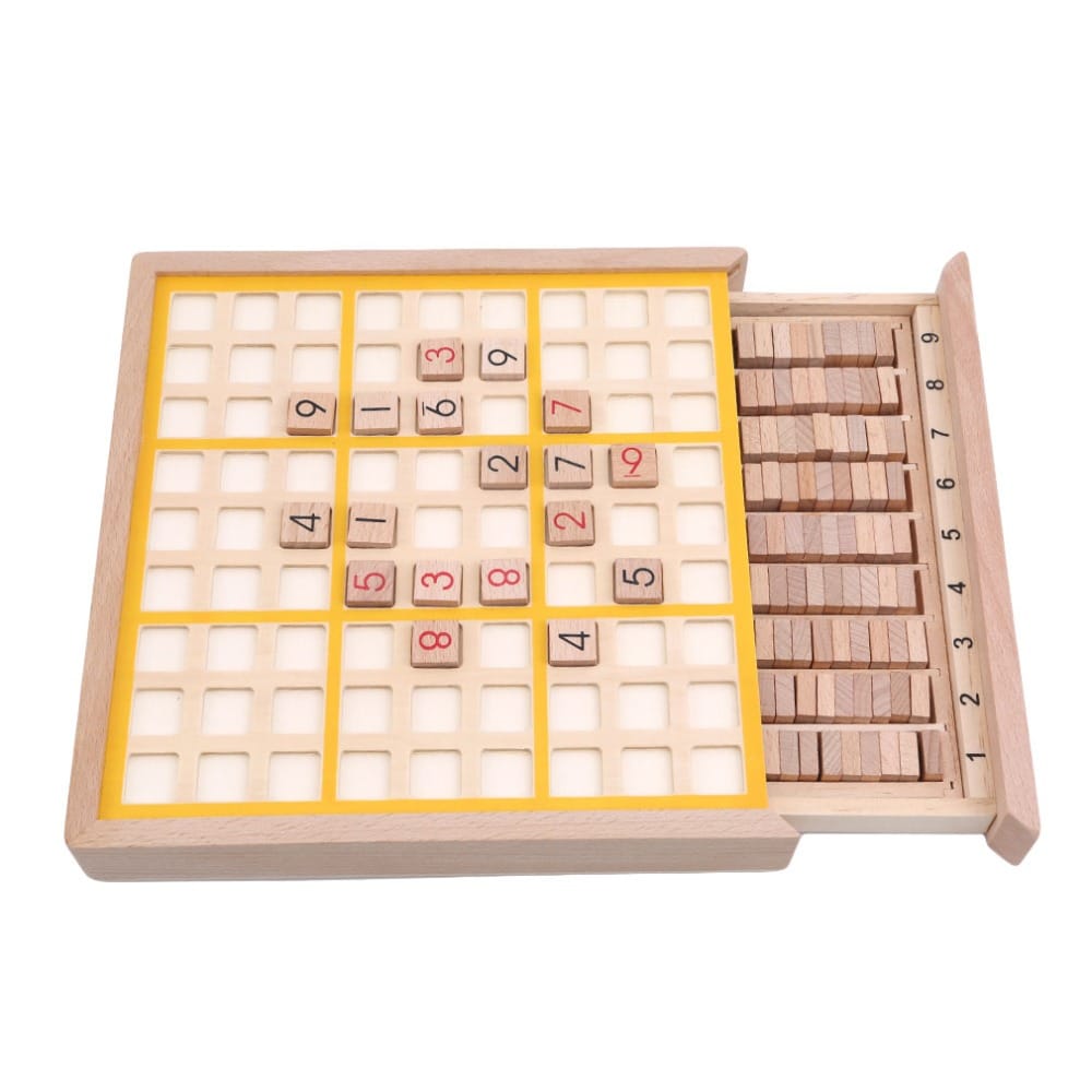 Jeu de Sodoku en Bois pour Enfant