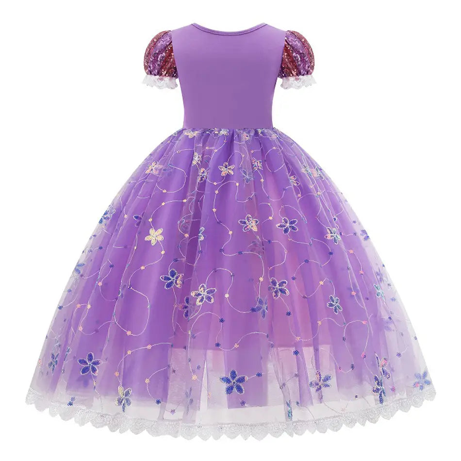 Robe Princesse Raiponce en dentelle