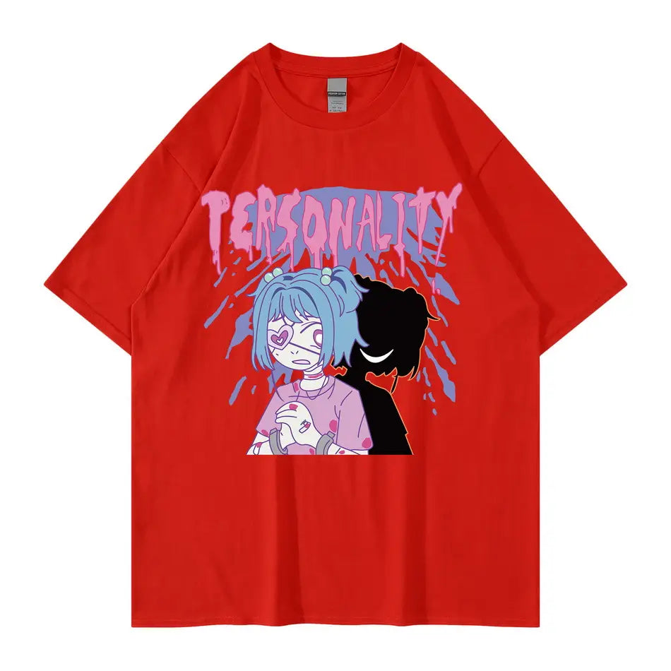 T-shirt 100% Coton Anime Personality