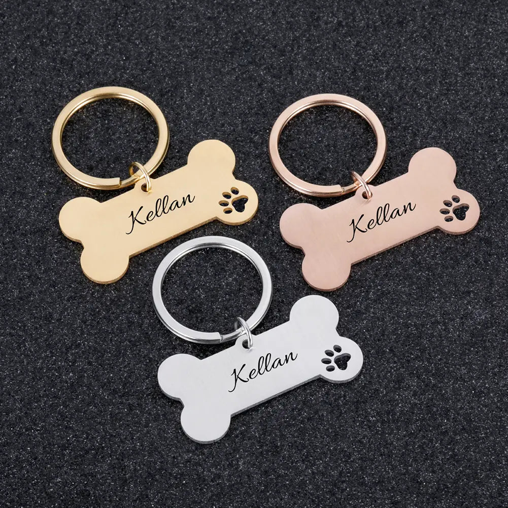 Collier personnalisé pour chien avec étiquette