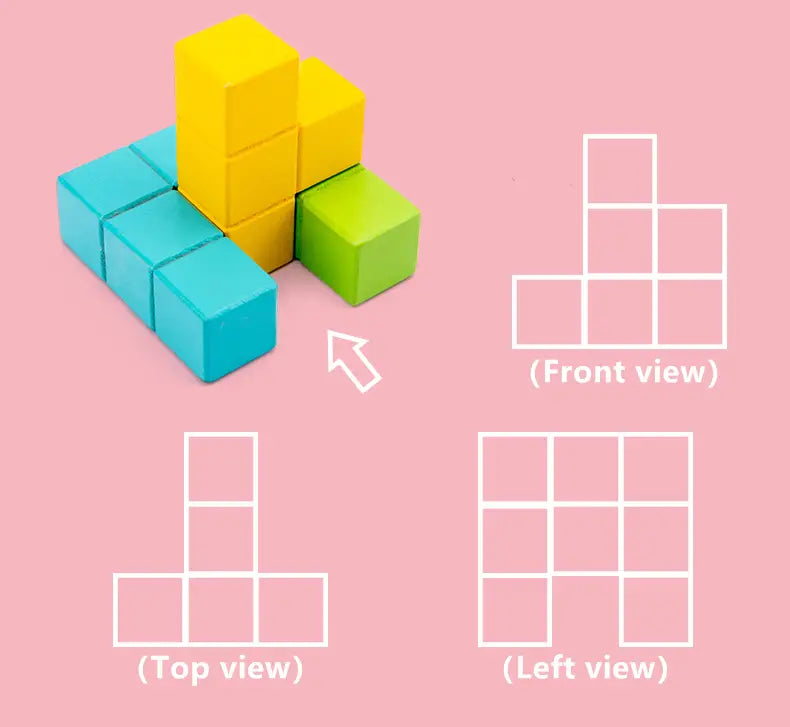 Puzzle 3D Jeu de logique spatiale