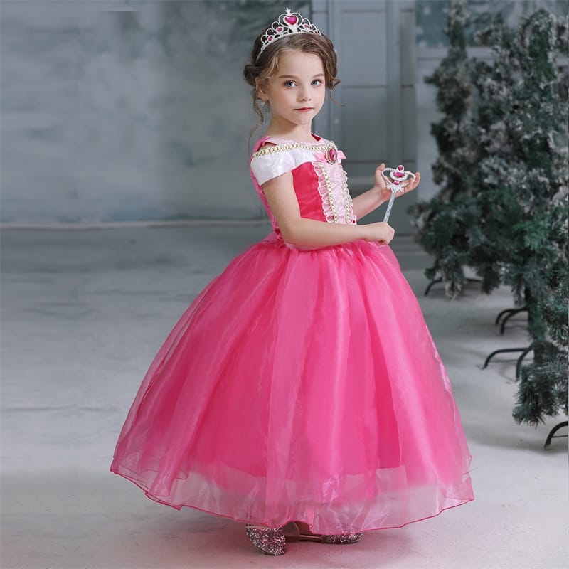 Robe Princesse Rose Enfant