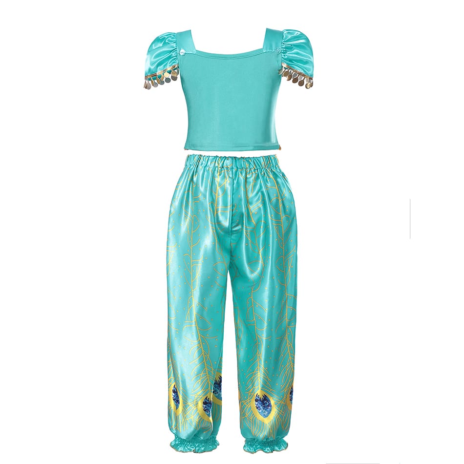 Ensemble vêtements Cosplay Jasmine Aladin Disney