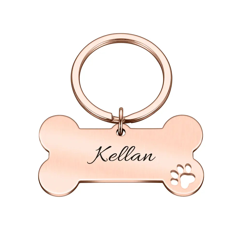 Collier personnalisé pour chien avec étiquette