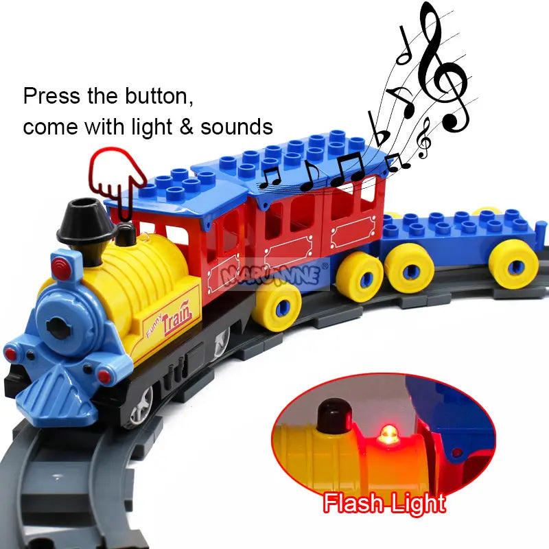 Petit Train Electrique compatible Lego - Enjouet