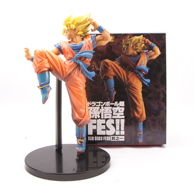 Figurines Super DBZ Son Goku Bleu Jaune