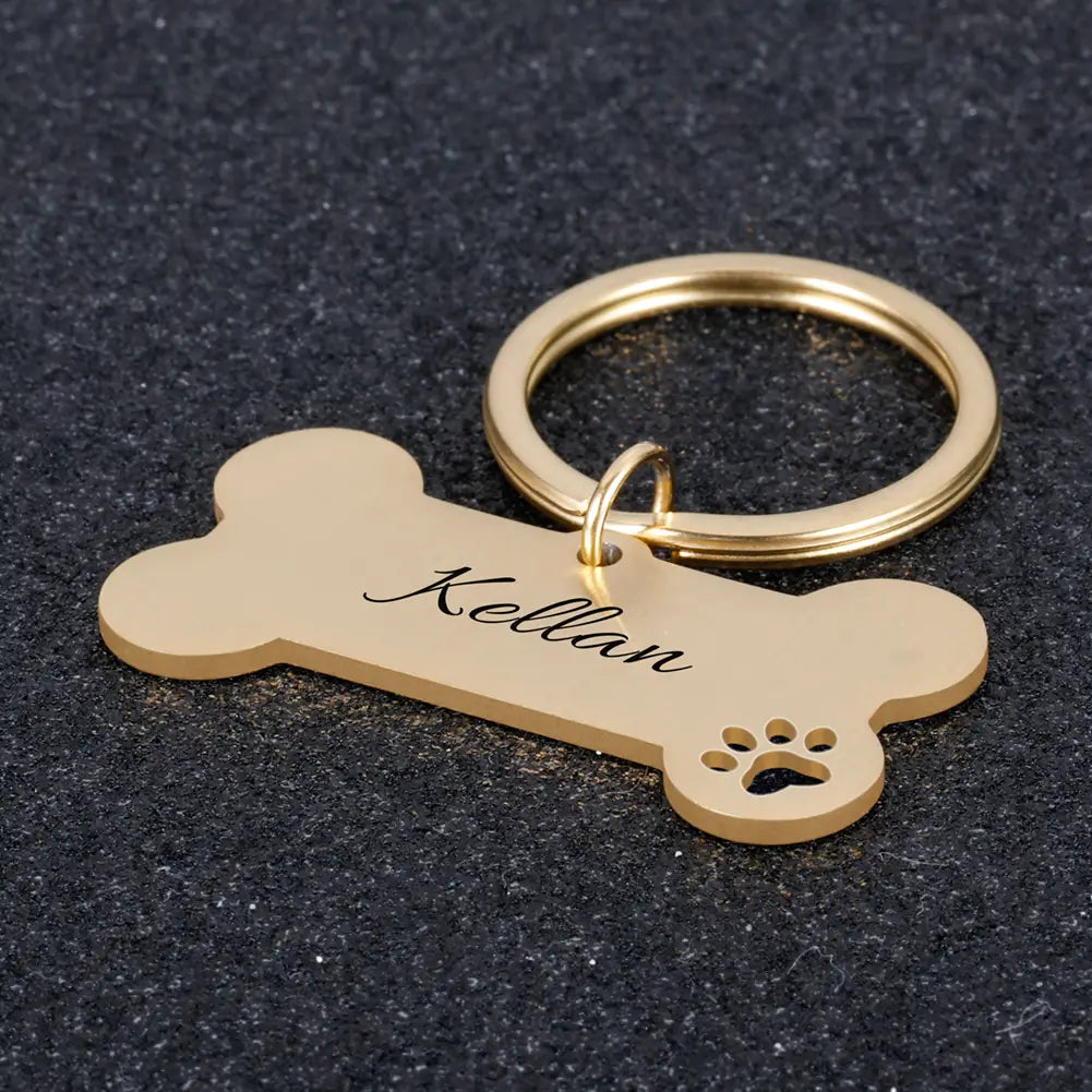 Collier personnalisé pour chien avec étiquette