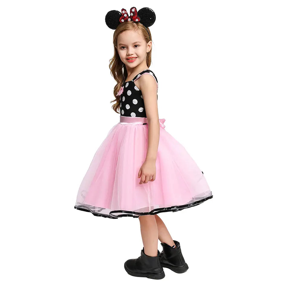 Robe fantaisie Minnie Mouse pour filles