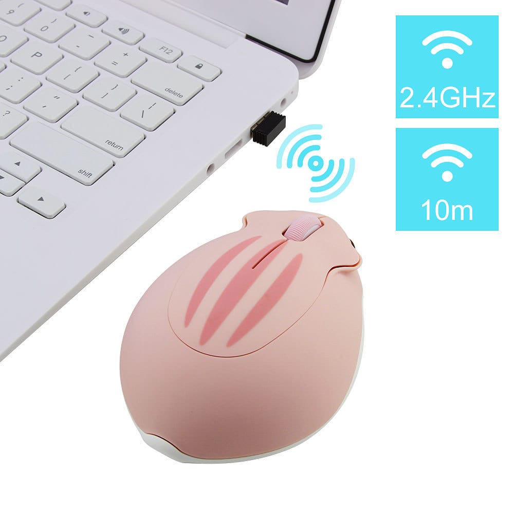 Mini-souris optique sans fil 1600DPI Design Hamster