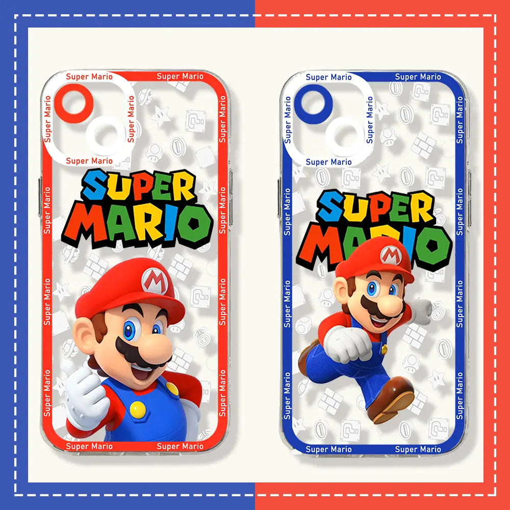 Coque téléphone silicone Super Mario