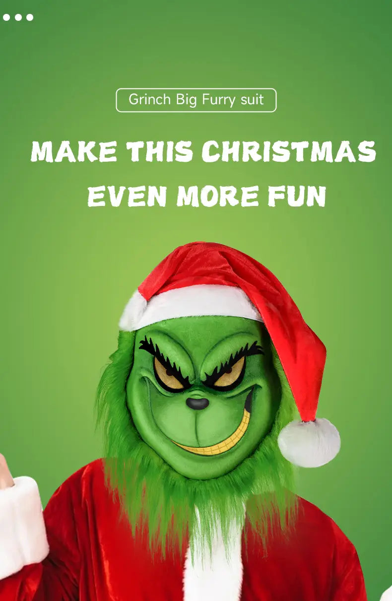 Déguisement Grinch Masque et gants