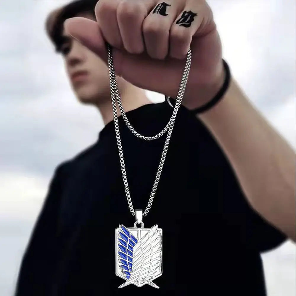 Collier Pendentif Anime l’attaque des Titans