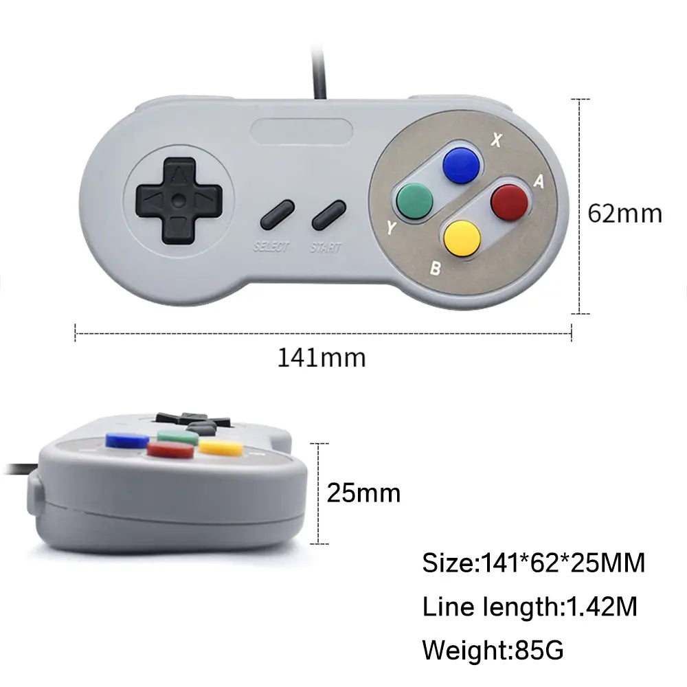 Manettes SNES filaires USB pour PC